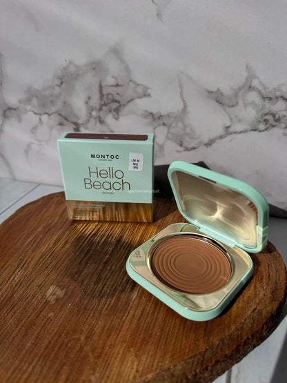 Bronzer Hello Beach by Montoc alta pigmentación Nueva Presentación (S-E40-3)