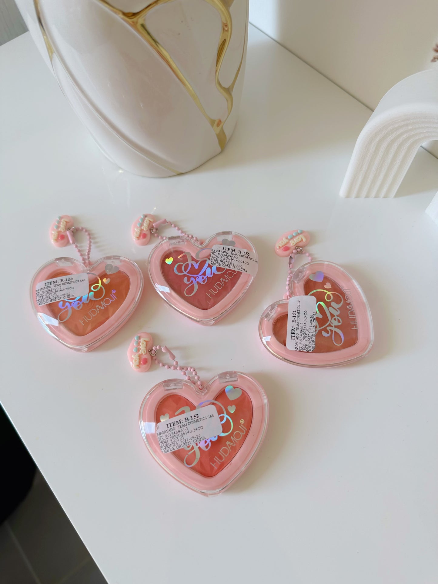 Rubor corazón llavero (P1-E32-2)