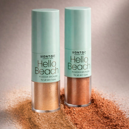 Bronzer luminoso en polvo suelto HELLO BEACH MONTOC (S.E27-D)