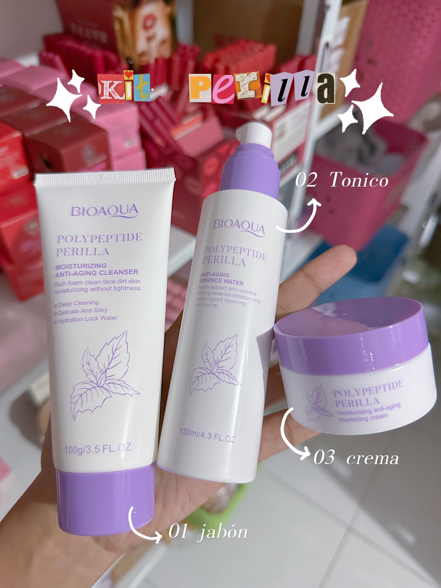 Kit perilla x3 bioaqua