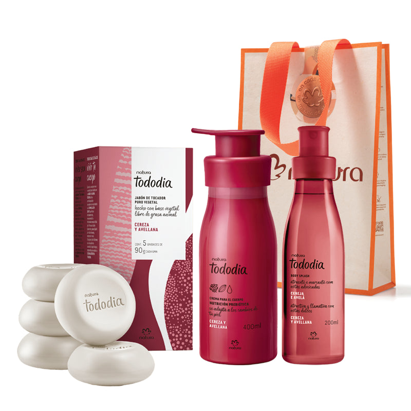 Kit tododia cereza y avellanas natura