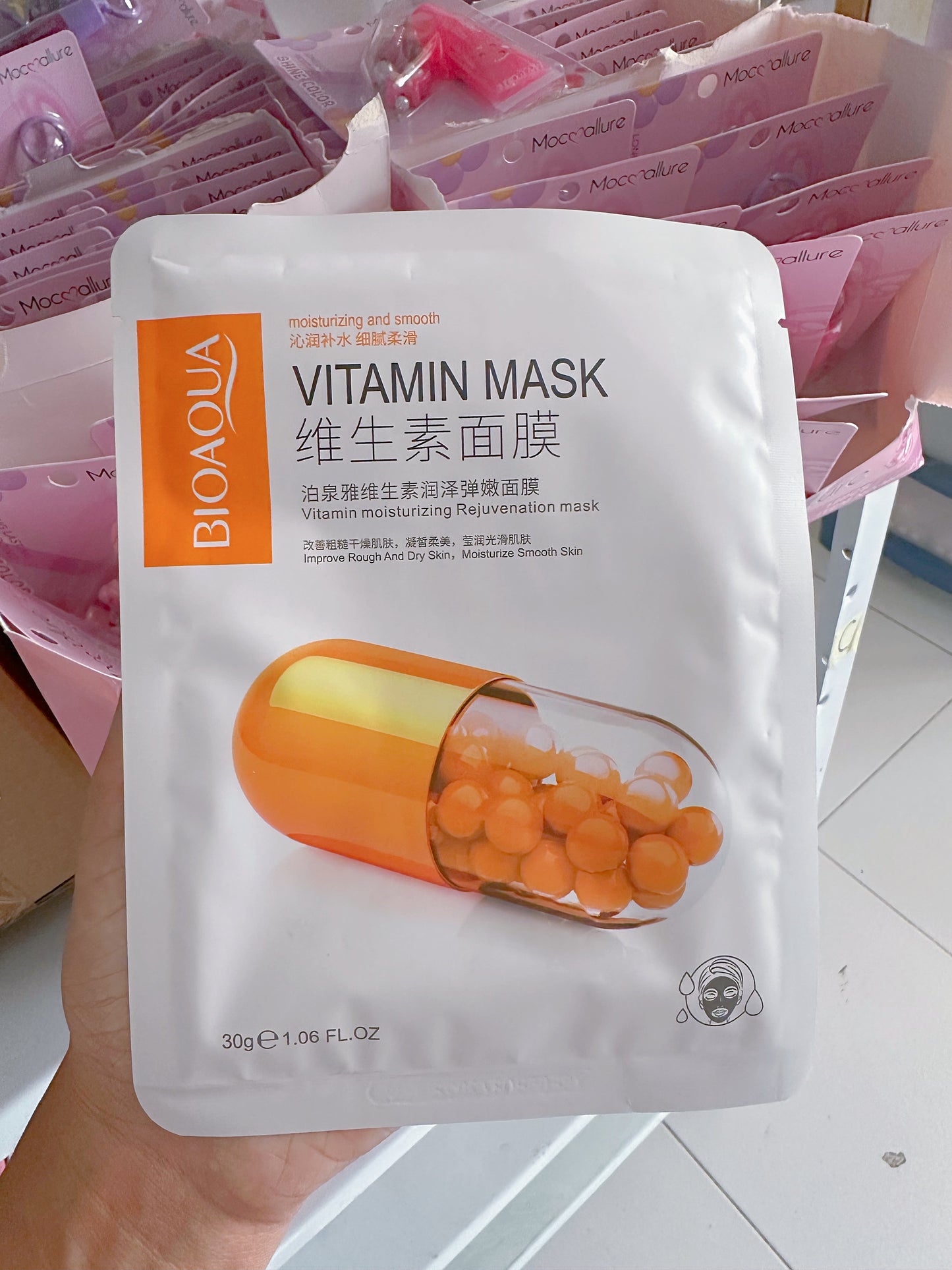 Mascarilla velo vitamina C P1