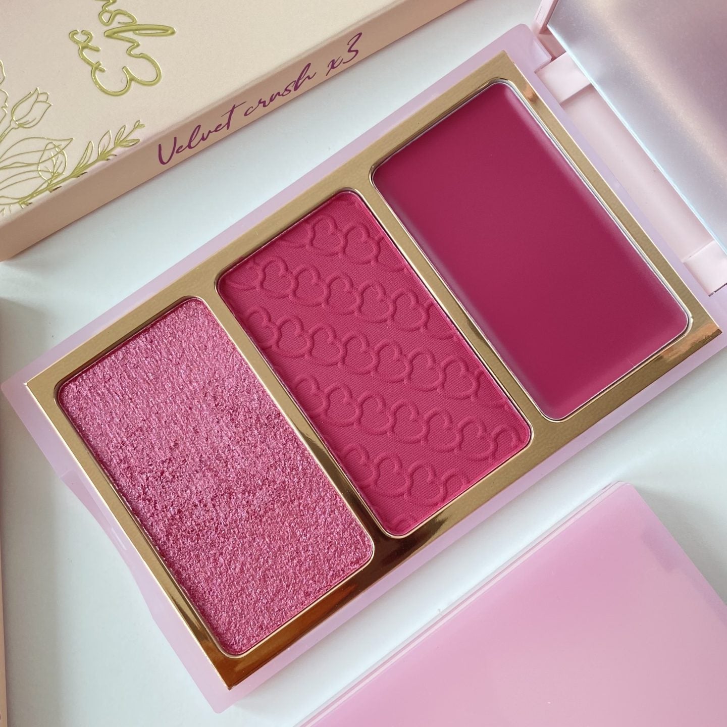 velvet rubor x 3 (rubor/blush highlight) Bloomshell p2-e9-d