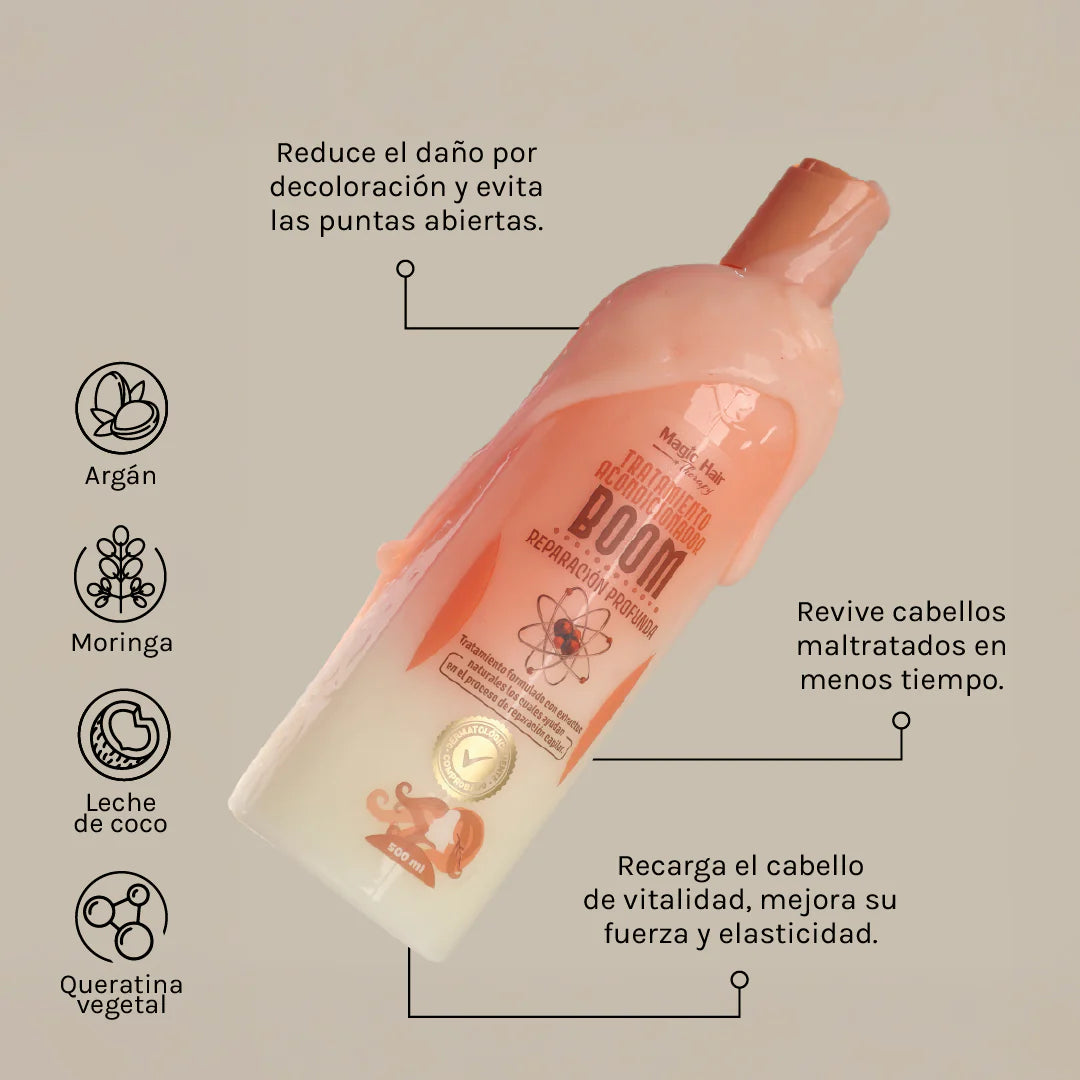 ACONDICIONADOR BOOM REPARACION PROFUNDA 500ml MAGIC HAIR