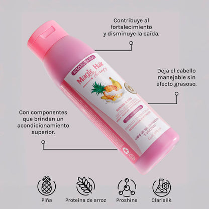 ACONDICIONADOR ANTICAIDA PARA CABELLO SECO 500ml MAGIC HAIR