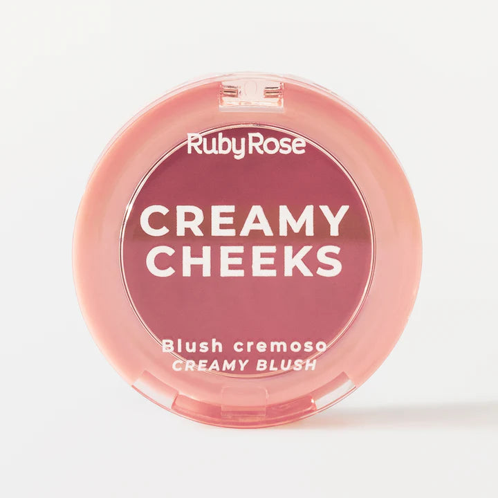 rubor compacto Creamy cheeks peach y vibe RUBY ROSE [S-E27-B]