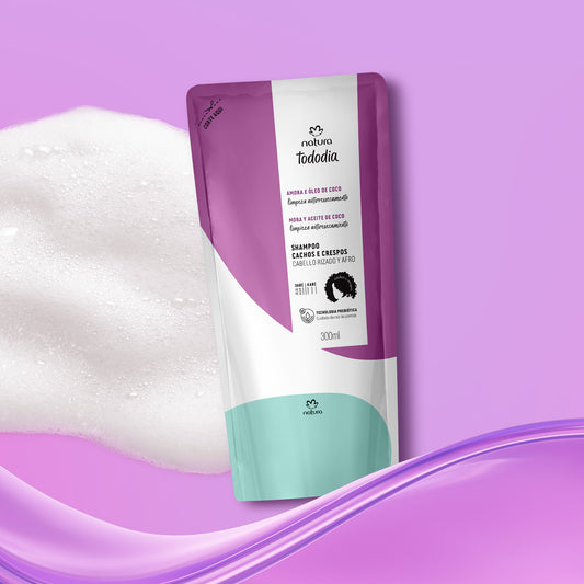 Repuesto shampoo rizos y afros Tododia natura