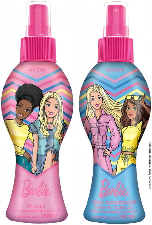 Kit x2 Barbie (colonia y desenredante ) avon