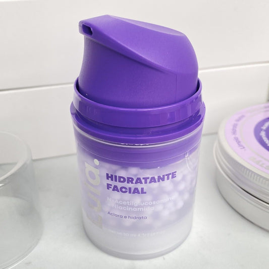 Crema hidratante facial purpura Lula (s-e23-D)
