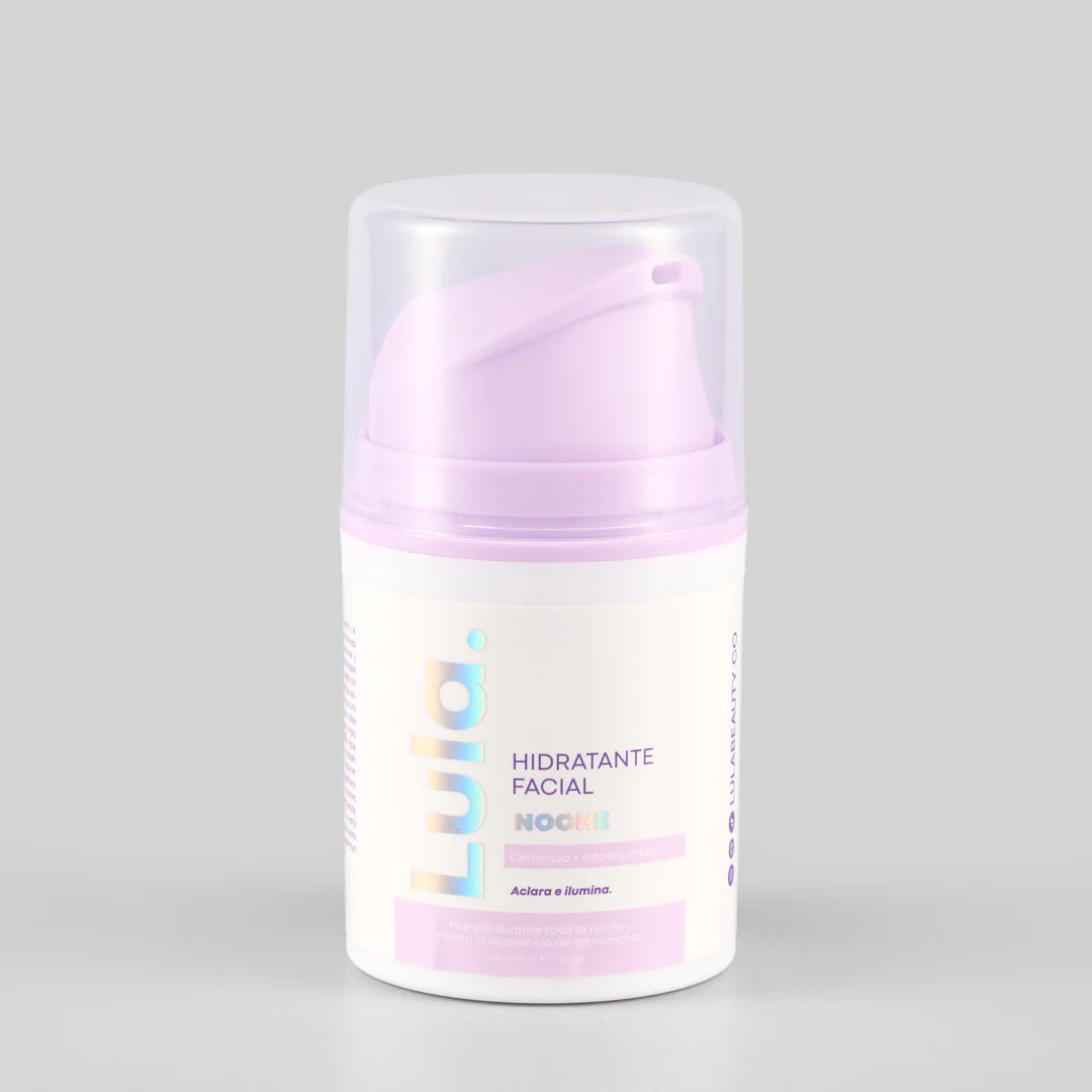 Crema hidratante facial noche con ceramidas Lula