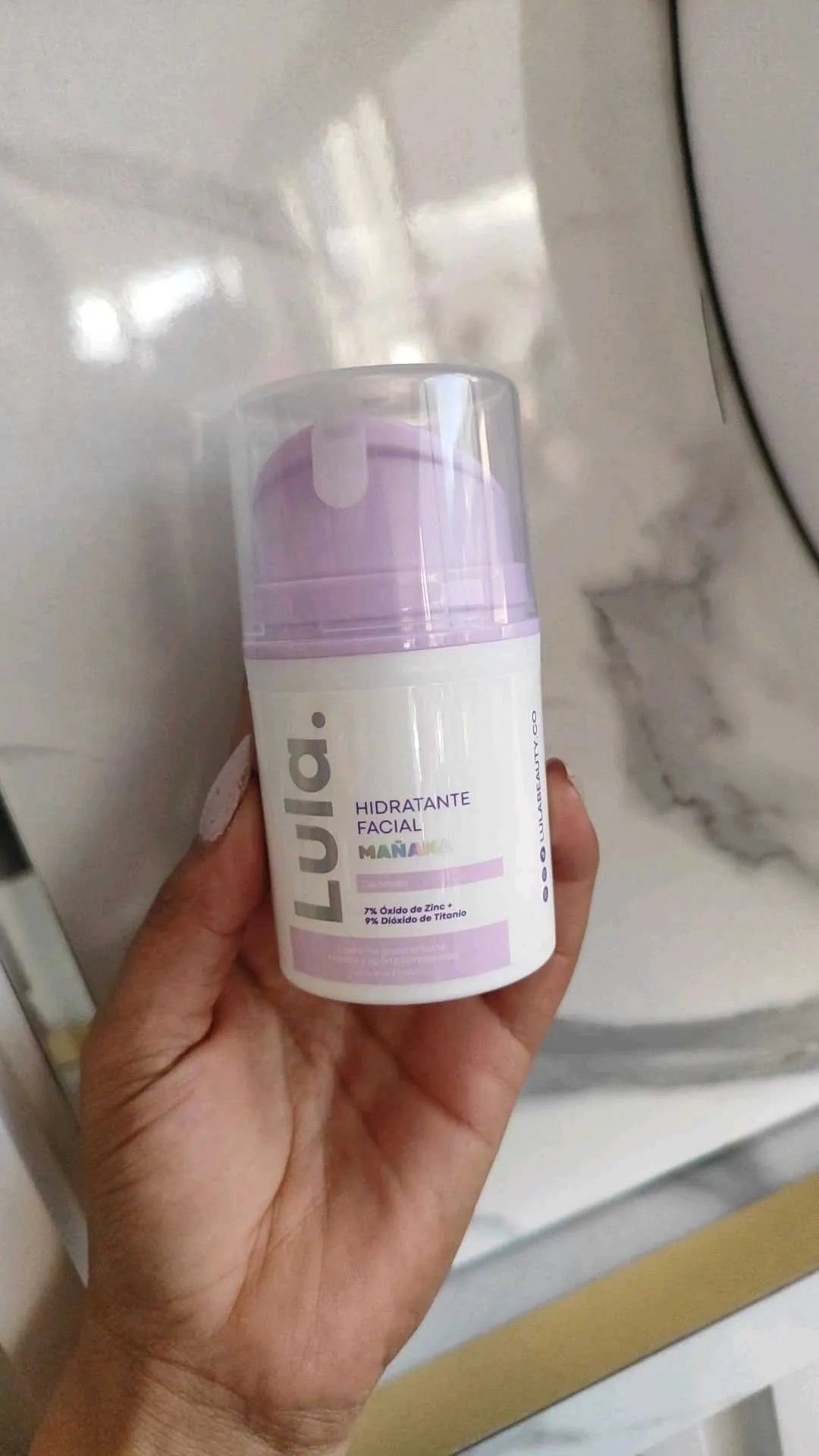 Crema hidratante facial de día con ceramidas Lula