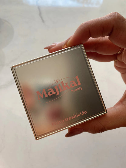 Polvo facial suelto 4 colores traslúcido majikal