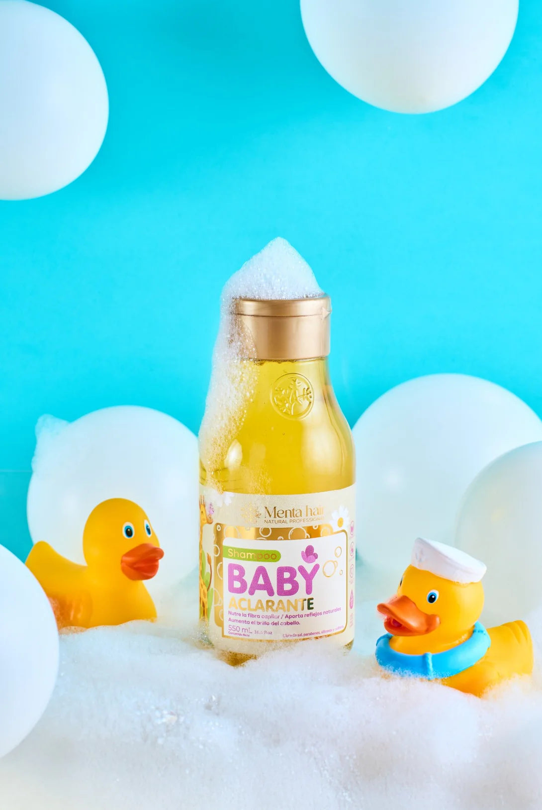 Shampoo baby aclarante x550ml menta  hair (S-E41-3)