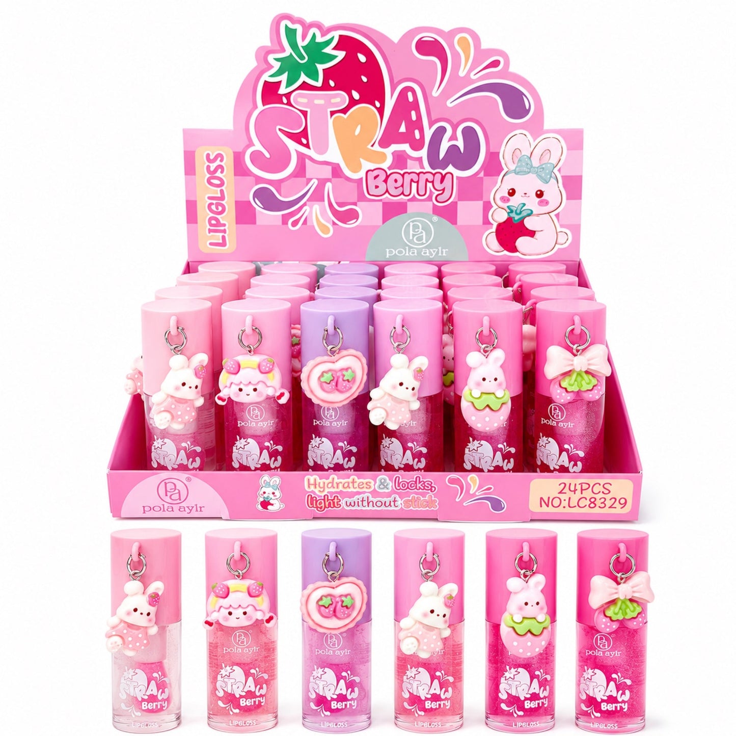 Lip gloss Straw surtido