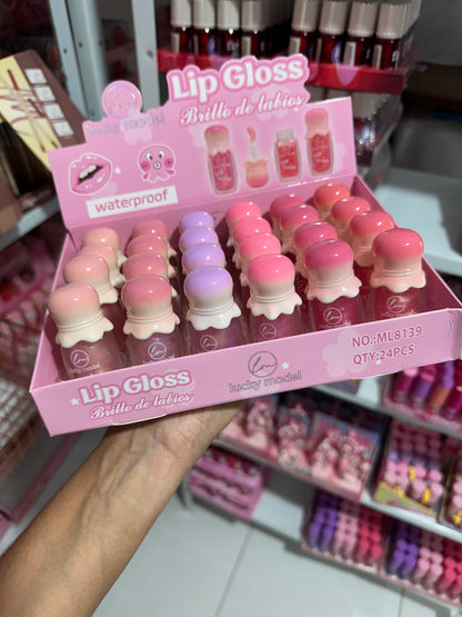 Lip gloss honguito surtido