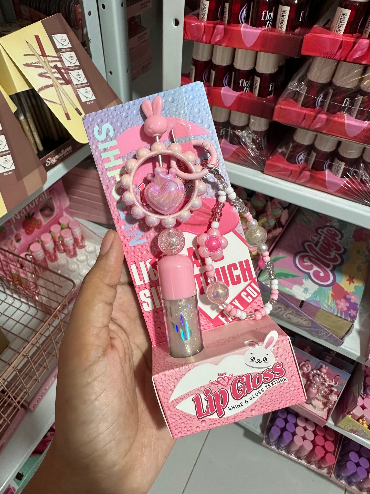 Lip gloss llavero surtido