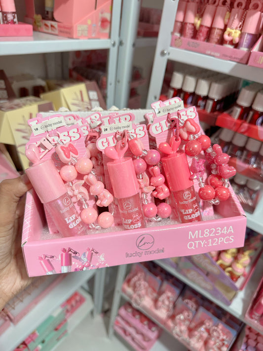 Lip gloss llavero surtido