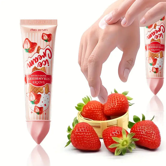 Crema de manos fresa