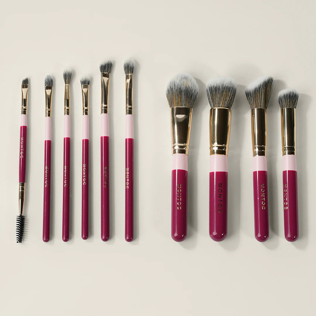 Kit de brochas fluffy x10 LP MONTOC (S-E25-C)