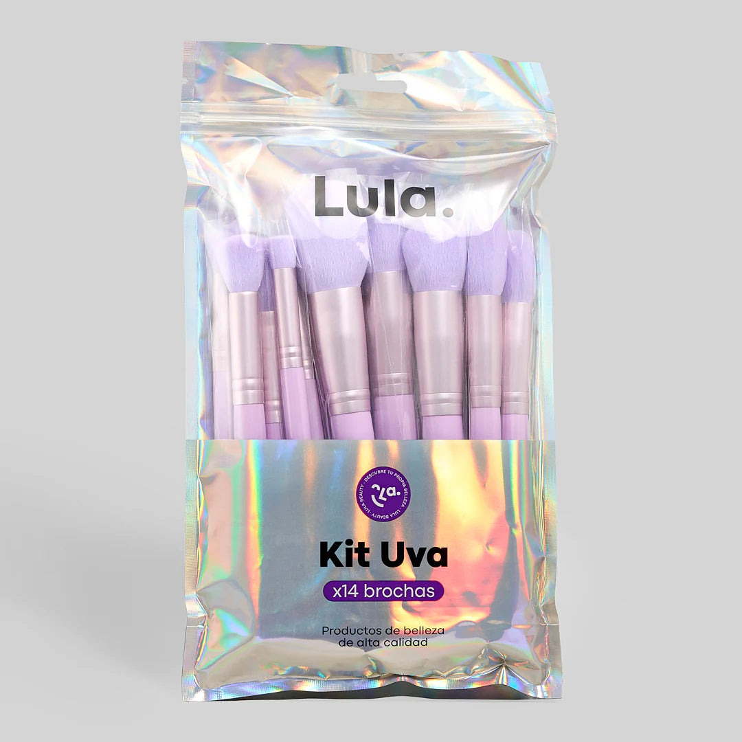 KIT DE BROCHAS X14 UVA LULA