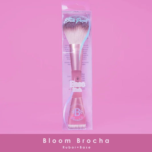 Bloom brocha rubor+base BLOOMSHELL