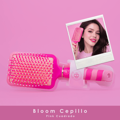 Cepillo pink cuadrado Bloomshell