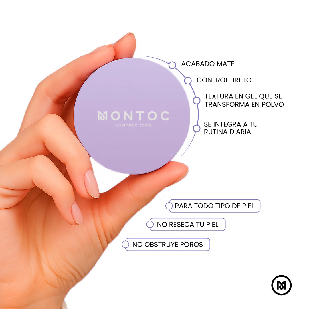 Polvo Matificante Soft powder-gel oil control MONTOC